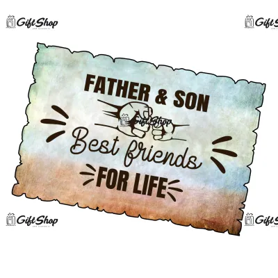 Mgs057-magnet frigider-father and sun bestfriends